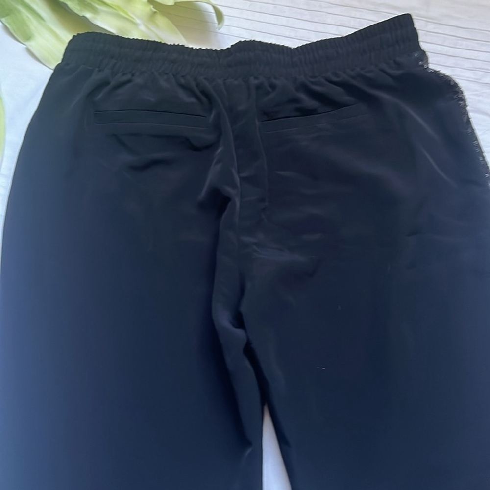 NWT Black Collection Sequin Mixed Media Jogger - Picture 7 of 8
